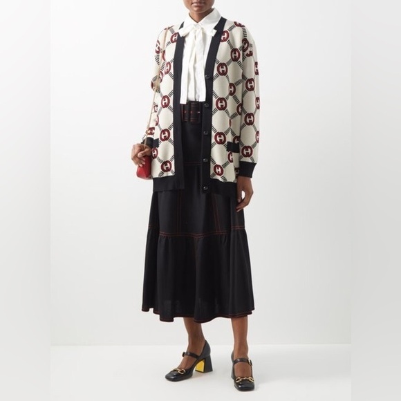 Gucci Black Patent leather Baby Horsebit Mid-Heel Mary Jane Pumps EU 37.5 - Picture 9 of 9